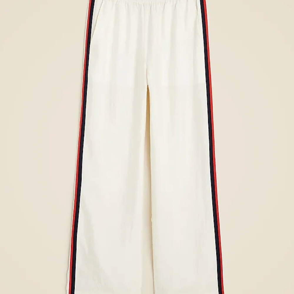 Stratus side-stripe pant in textured satin - Picture 2 of 6